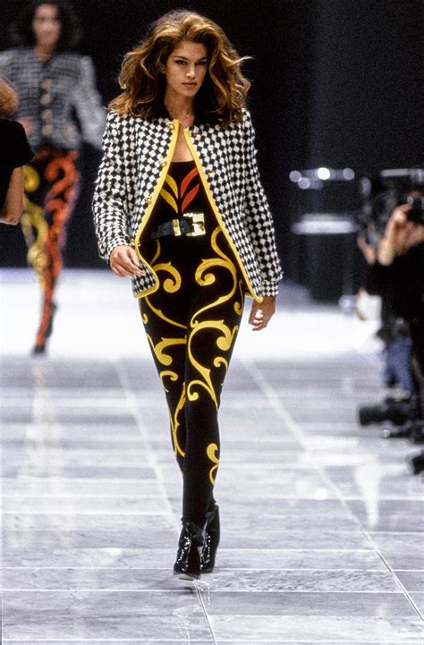 90s versace runway|Versace 1990s collection.